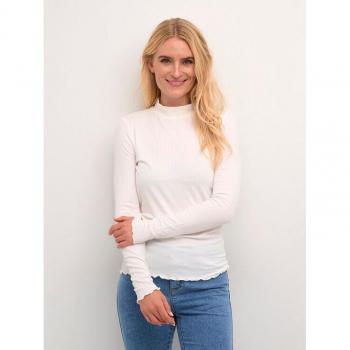 Kaffee Kadrew Turtleneck Bluse 10507922 Weiß