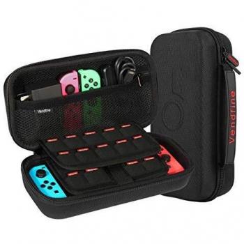 Zaino protettivo per Nintendo Switch con compartimento per accessori e caricatore