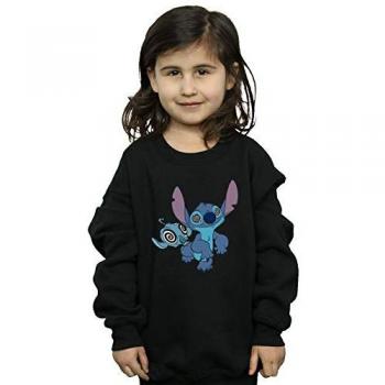 Meisjes Zwart Lilo & Stitch Bewustzijns Sweater