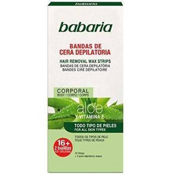 Babaria Aloe Cera Depilatoria Strisce Tutti I Tipi Di Pelle 16U