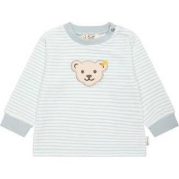 Steiff Sweatshirt Teddykopf himmelblau