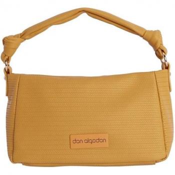 Bolso de mano y bandolera Don Algodón mostaza