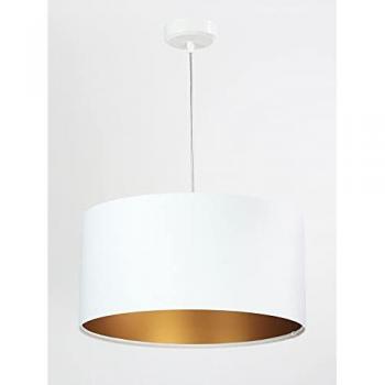 Pendelleuchte Rosie, Retro Stoffschirm Ø40cm E27