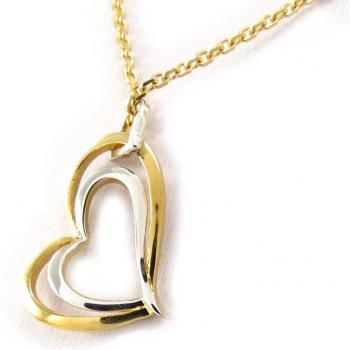 Collar Altesse K4525 con Plaqueado Oro Love en 2 Tonos