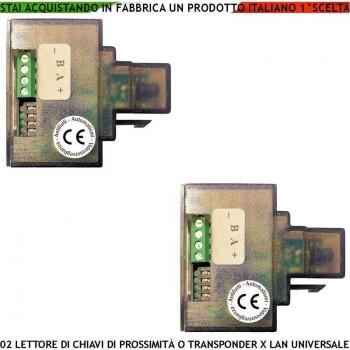 Securvera 2-Transponder RFID Inseritore RJ45 per Porta LAN 501‑3