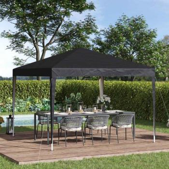 Outsunny Black Pop Up Gazebo