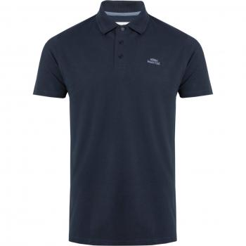 Weird Fish Dark Blue Miles Herren-Polo Shirt 5XL in Piqué‑Baumwolle