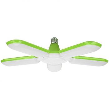 Luz de Techo Plegable Ventilador 75W, 5 Hojas, Blanco Frío