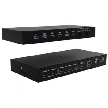 ProKVM USB‑C Dock by iTec – Three Hosts, Dual Video, 2×PD 92W