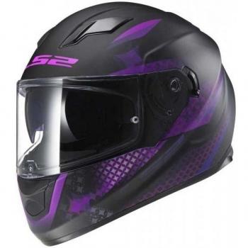 Lux Stream Casco de Aviación Negra y Rosa XS