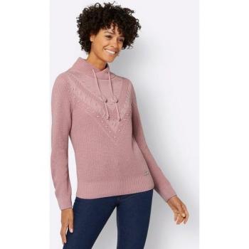 Eleganter Strickpullover in Lila