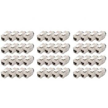 Keystone Digitus RJ45 Cat 6A Blindé – Pack Gestionnaire de Câble – 48 pcs