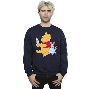 Navy Pooh XL Men’s Cozy Reading Top
