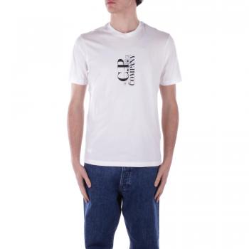 CP Company Polo Gauze T-Shirt Weiß M