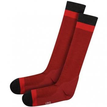 Lenz Merino Compression Socks for Men Red EU 35-38