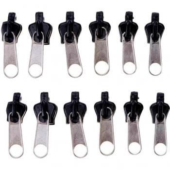 Kit de remplacement de curseurs de fermeture éclair 12 pièces