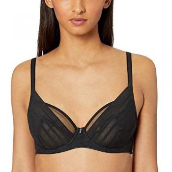 Freya Black High Apex Underwired Bra for Women