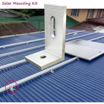 Soportes de montaje de aluminio para panel solar