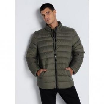 Abrigo acolchado ligero verde para hombre Lois