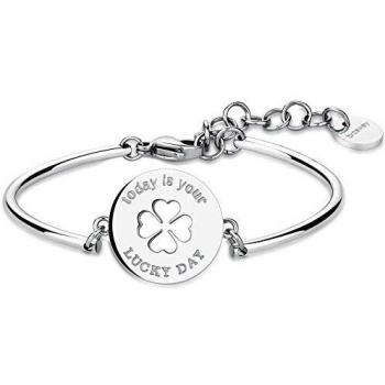 Bracciale acciaio 316L QUADRIFOGLIO BROSWAY BHK47