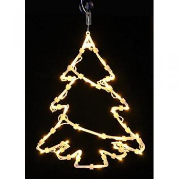 Spetebo LED Fensterbild Nikolaus