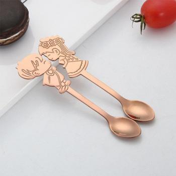 Playful Couple Shape Tea Spoons