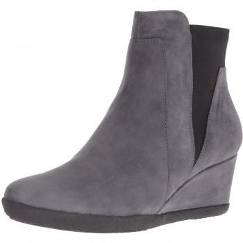 Geox D Amelia Stivali B, Botines de Mujer, Color Gris
