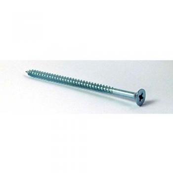 Picardy Pozi 3½ x 10 Countersunk Screws, Zinc Plated, Pack of 100