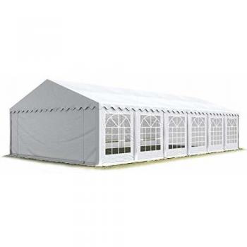 Tenda Outdoor 6x14 – Gazebo Bianco Igni‑Fuga in PVC
