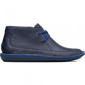 Men’s CAMPER Beetle Blue Smooth Leather Ankle Shoes – US 11