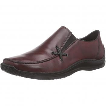 Rieker L1783 Damen Slipper, Rot (wine/black)