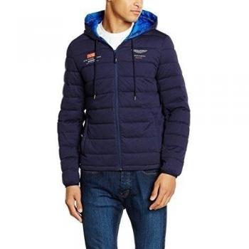 Abrigo Hackett Amr Down, Capucha Hombre, Azul (Navy), XXL(UK)