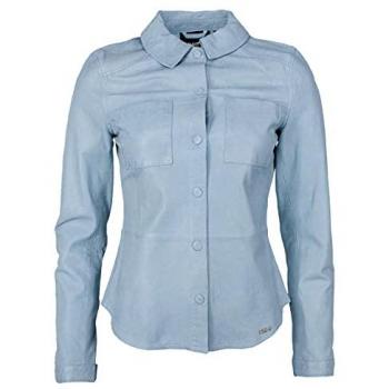 Maze Damen Lederjacke 42020134 Blau Größe S