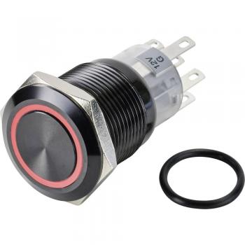 TRU COMPONENTS 19mm Red Pushbutton Switch