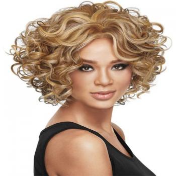 Whimsical W Short Curly Wig for Women