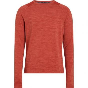 Energetics Herren Funktionsshirt Ailo LS M MELANGE/RED DARK/RED