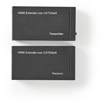 Nedis HDMI T Extender CAT6 60 m 1080p 1.65 Gbps Metall Anthrazit