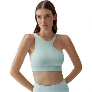 Born Living Yoga Chloe Activewear Top Medium-high Support Blue Ice XS female