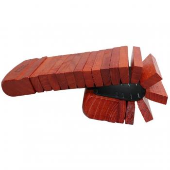 17 Plate Solid Wood Rectangle Musical Instrument
