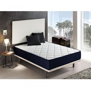 DORMISSIMO Matelas 160X200 Laura Épaisseur 22 CM Mousse à mémoire de Forme-2 Faces Eté/Hiver