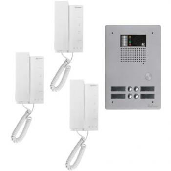 Golmar Kit interphone 3 appels collectif audio