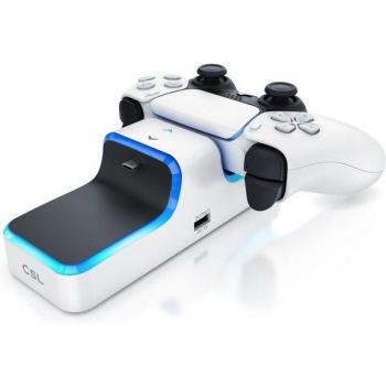 CSL Schnellladegerät für PS5 Controller, Dual Charge, Gaming Zubehör