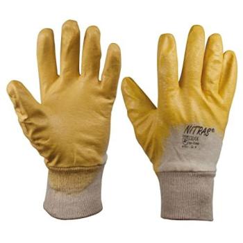 SW-Stahl Gelbe Nitrilhandschuhe Größe 9/L