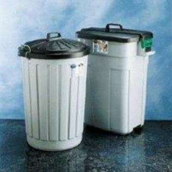 90 Litre Circular Dustbin Cover – Black (0766MOB)