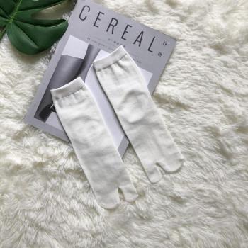 Gekämmte Baumwolle Tabi Socken für Damen