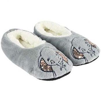 Zapatillas de casa Disney Dumbo gris para mujer