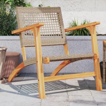 Chaises de jardin en résine tressée
