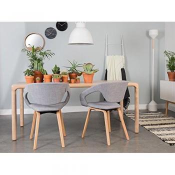 Zuiver Tisch Storm – Holz, Braun, 220 cm Breite, 90 cm Tiefe, 75 cm Höhe