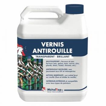 Metaltop 5L Vernis Incolore – Protection Métallique