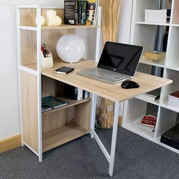Portable Desktop with Shelves